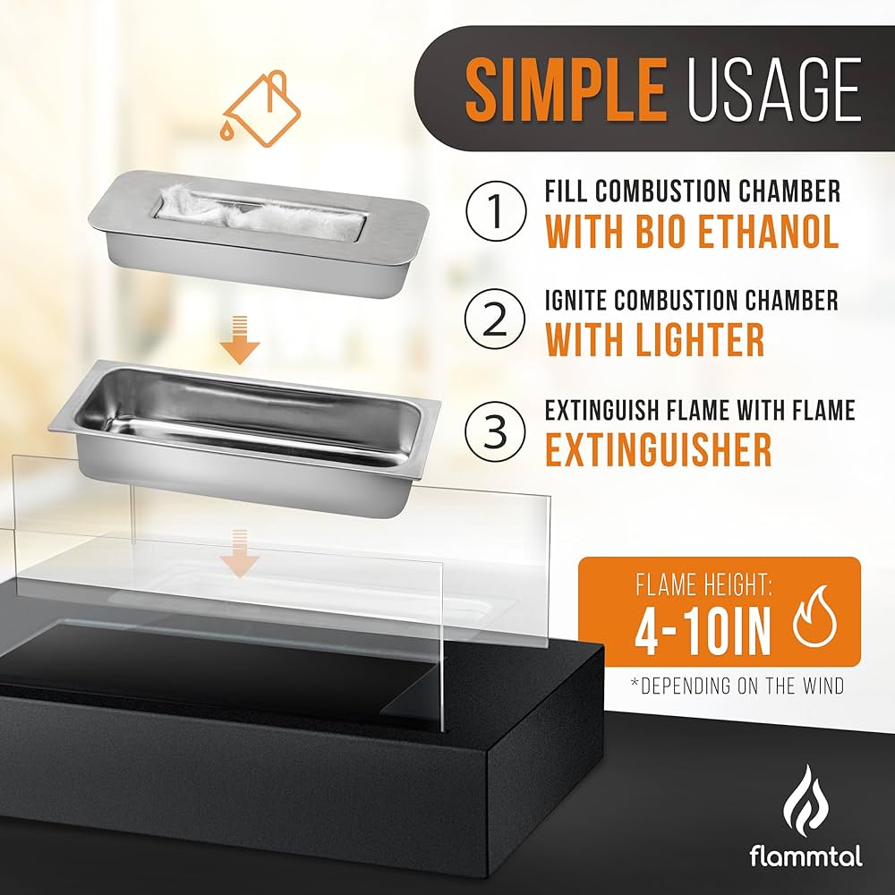 Table Fire place Ethanol For Indoor & Outdoor