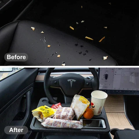 Food Steering Wheel Tray Holder