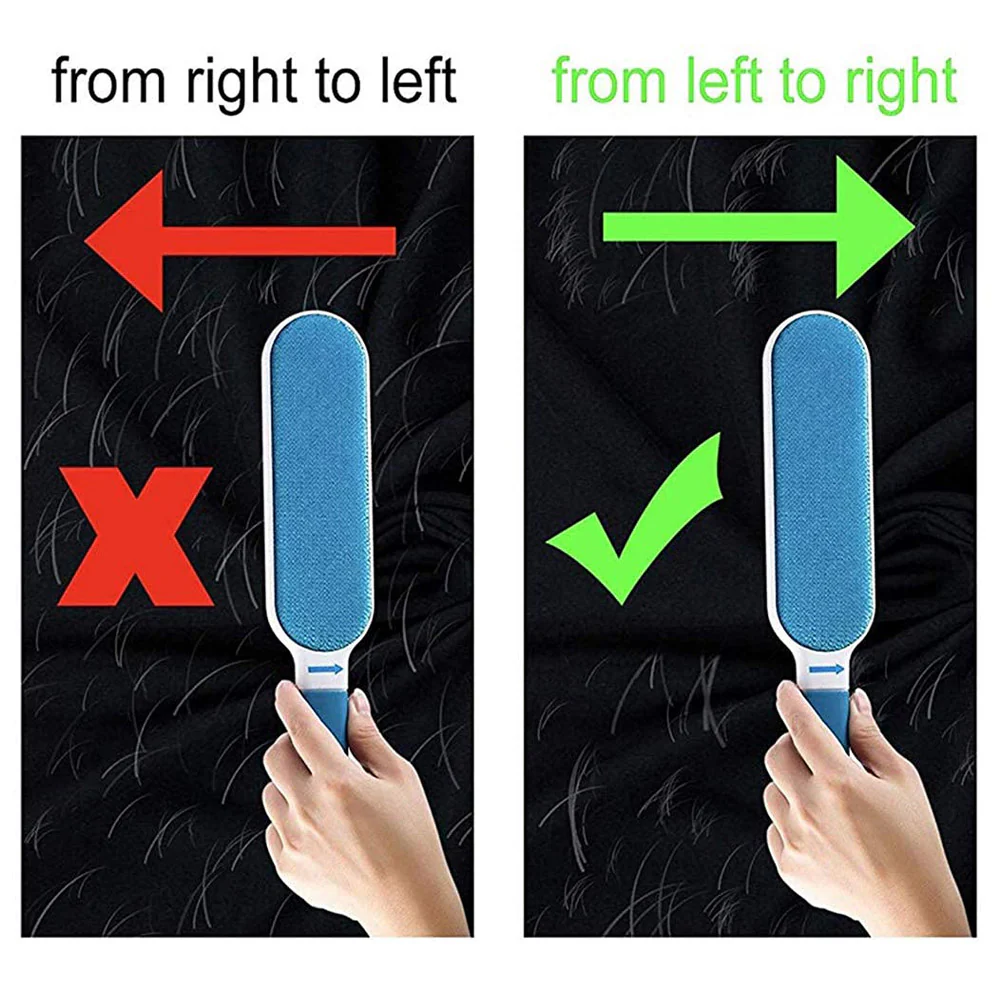 Pet Hair Remover Brush for Dogs and Cats with Efficient Double-Sided Self Cleaning Base, Animal Hair Removal Tool