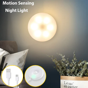 LED Wireless Motion Night Light Lamp Rechargeable