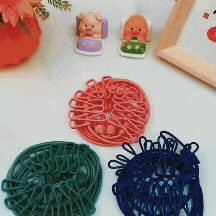 Portable Elastic Rope Clothesline Adjustable with 12pcs Clothespins Cloth Hanger