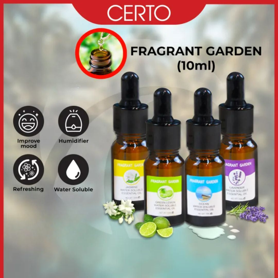Fragrant Garden Water Soluble Fragrance Essential Oil 10ML Aroma Air Purifier Diffuser Humidifier