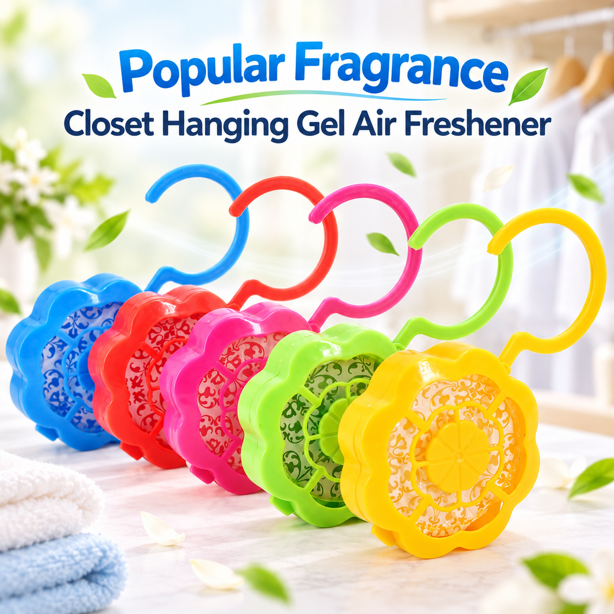 Popular Fragrance Closet Hanging Gel Air Freshener