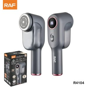 RAF Rechargeable Lint Remover with LED & Stainless Steel Blades R4104