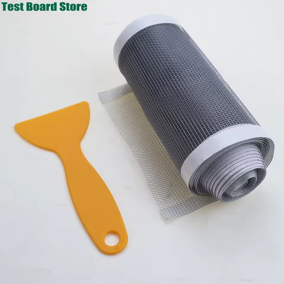 1 Roll Net tape Self-Adhesive Plastic Screen Repair Tape 4.7" x 157" - For Windows, Door Screens, Non-Waterproofing, and Mosquito Net Repair