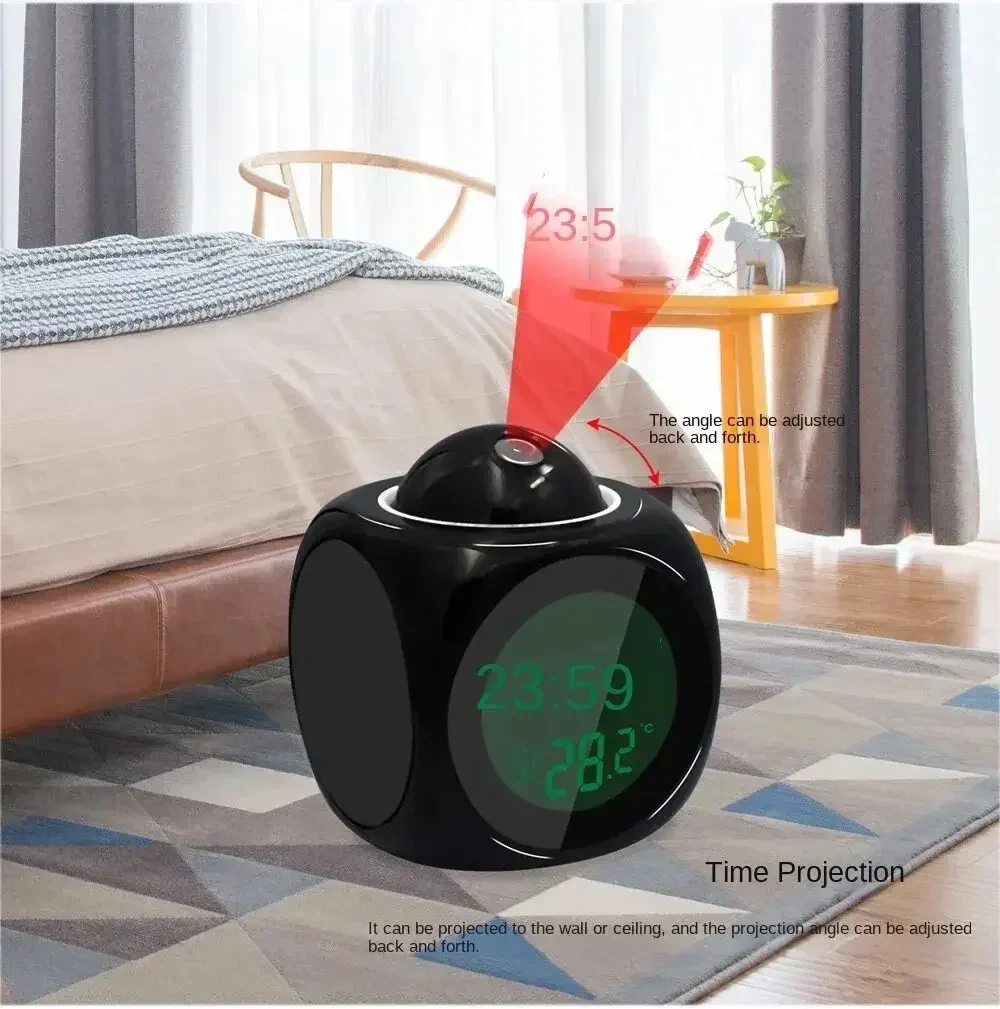 3-in-1 Projection Alarm Clock