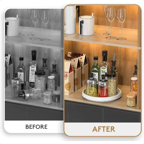 Rotating Kitchen Organizer Disk