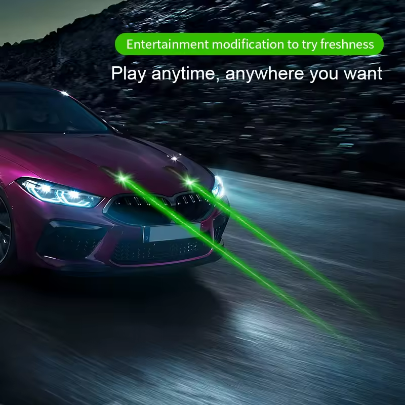 Car Green Laser Flashlight - Night Visibility Solution!