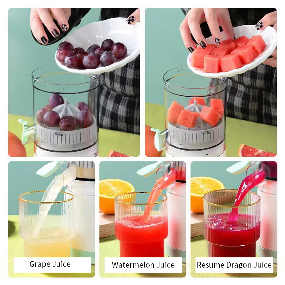 Portable Rechargeable Electric Citrus Juicer Hands-Free