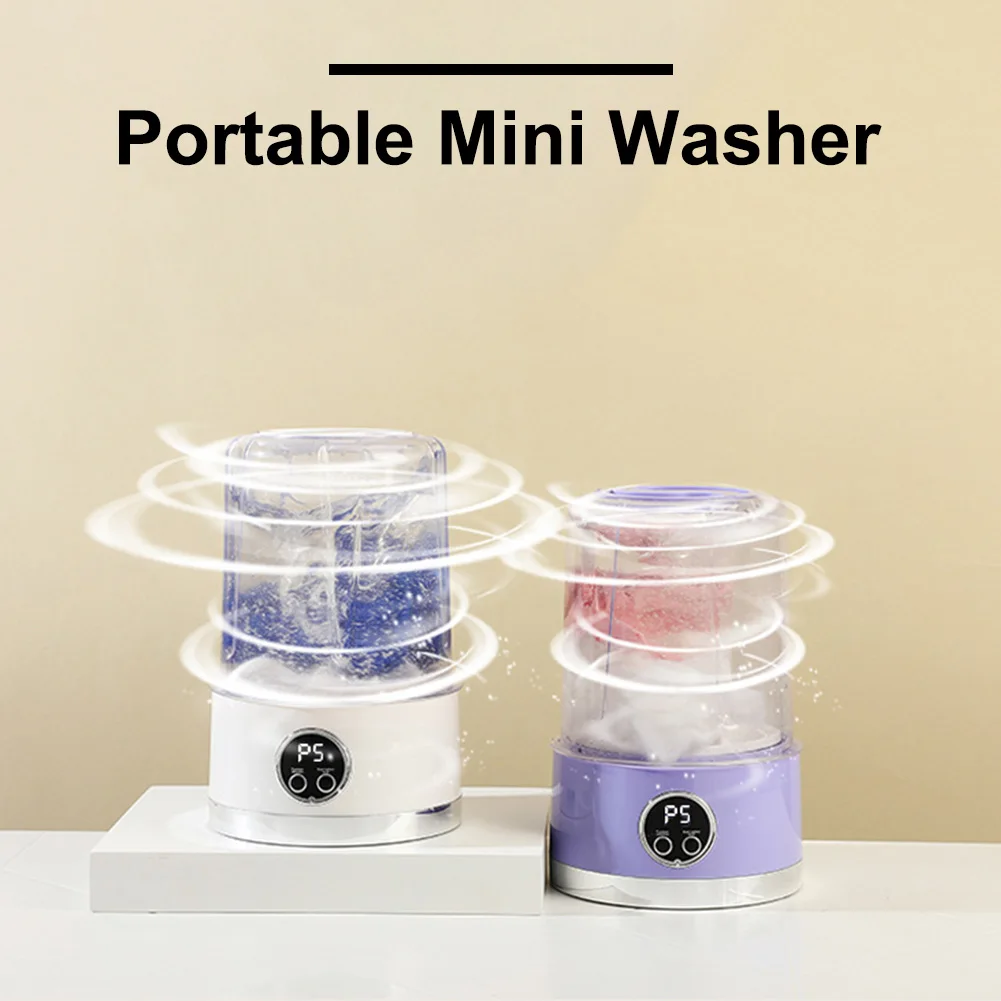 1L Small Washing Machine Rechargeable Washer