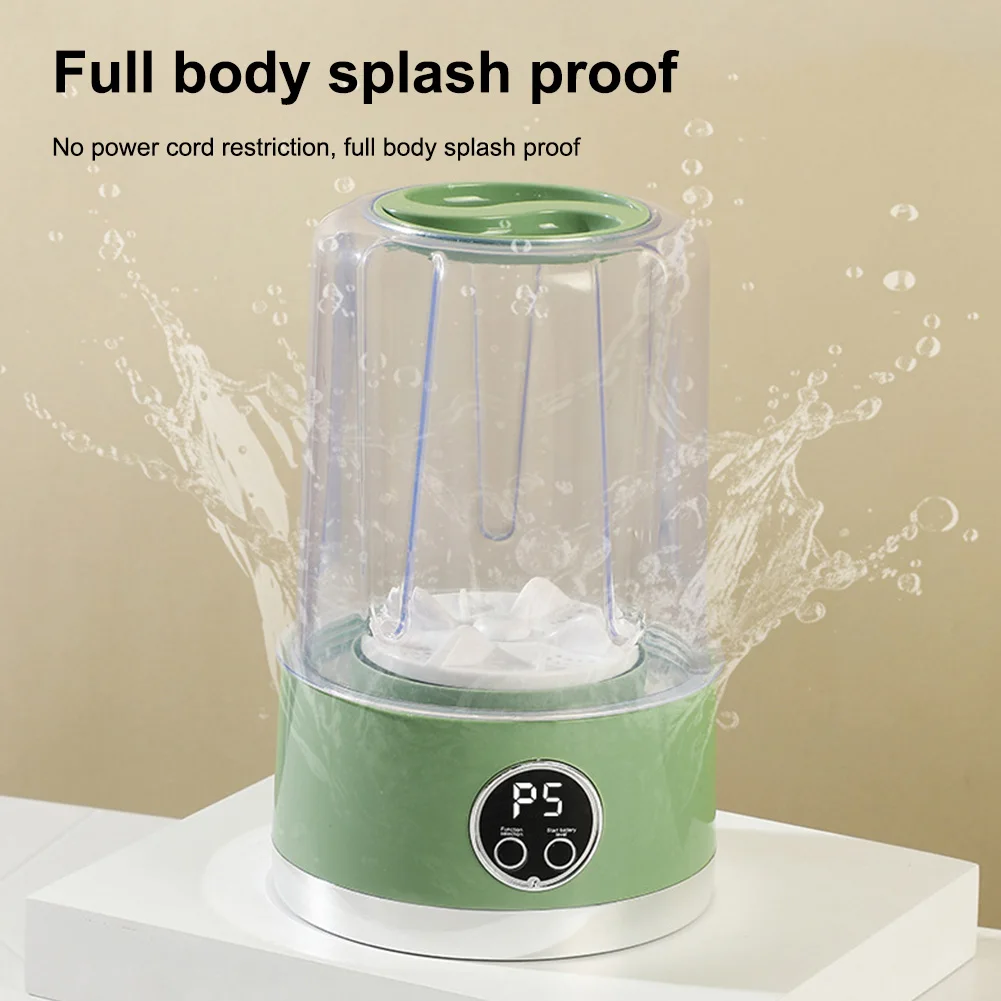 1L Small Washing Machine Rechargeable Washer