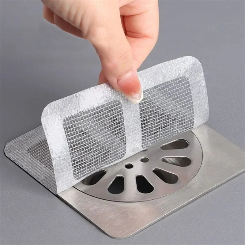 Set of 10 Anti-Clog Mesh Drain Filter – Hair & Insect Resistant Bathroom Screen