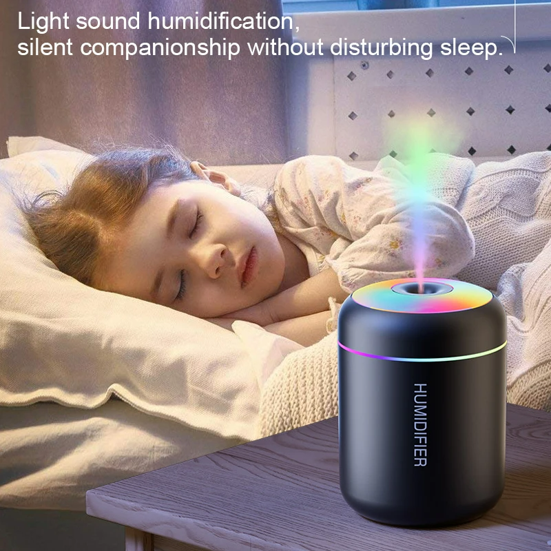 180ML Mini Air Humidifier USB Aroma Diffuser Essential Oil Purifier