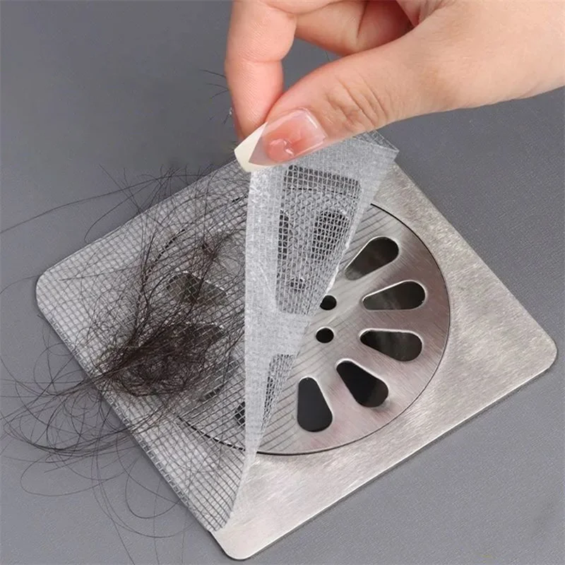 Set of 10 Anti-Clog Mesh Drain Filter – Hair & Insect Resistant Bathroom Screen