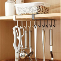 6 hook stainless organizer