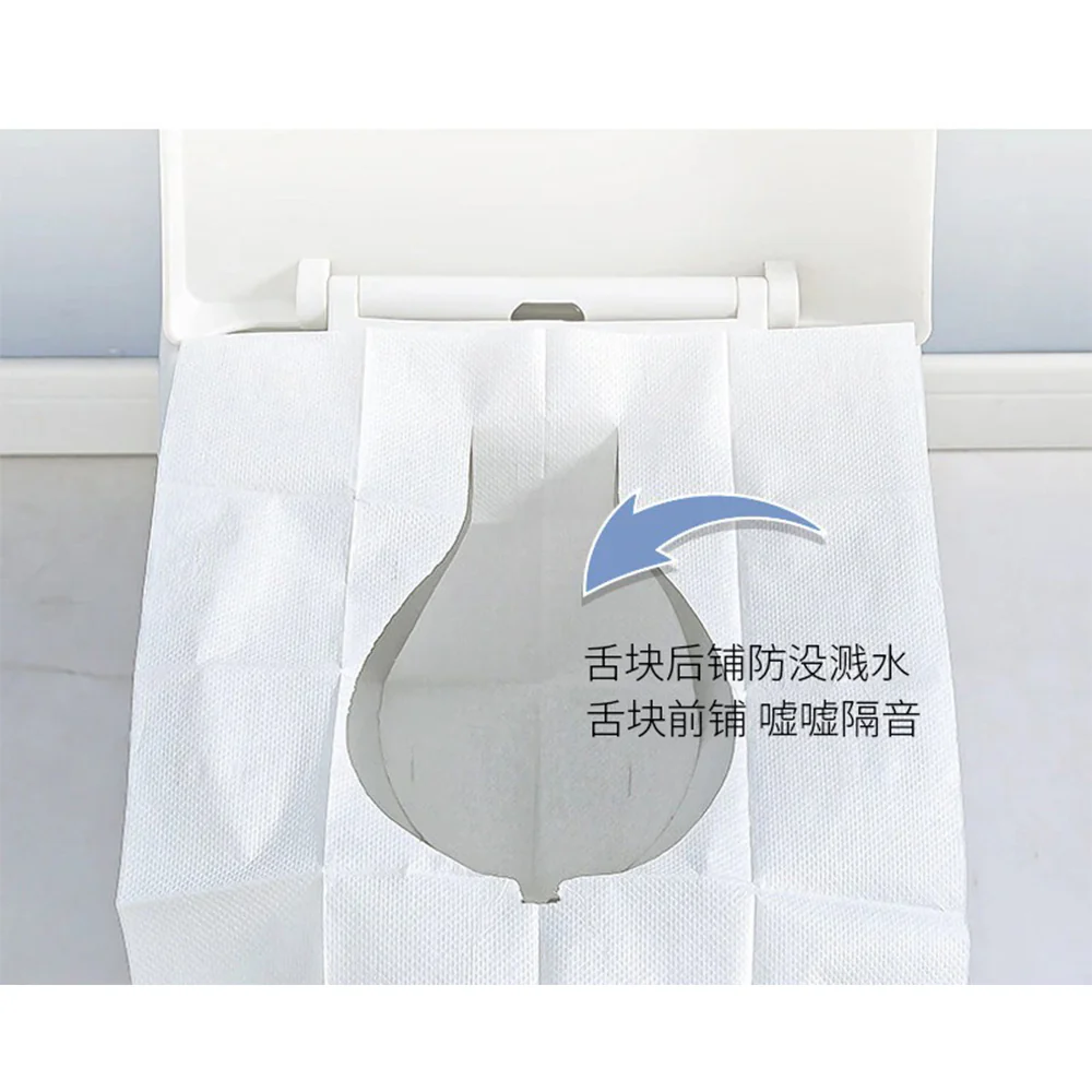 10 Pcs Disposable Anti-bacterial Toilet Paper