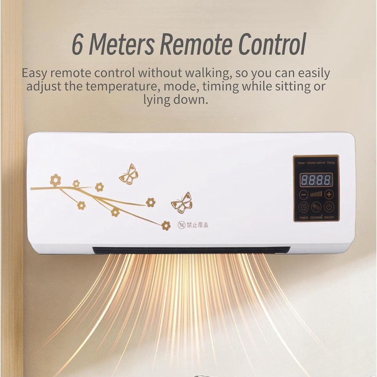 Portable Air Conditioner, Mini AC Wall Mounted Cooling and Heating Fan