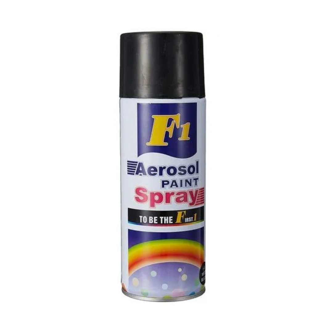 Color Spray Paint Black MATT Spray color - Decorative Paint For All Purposes