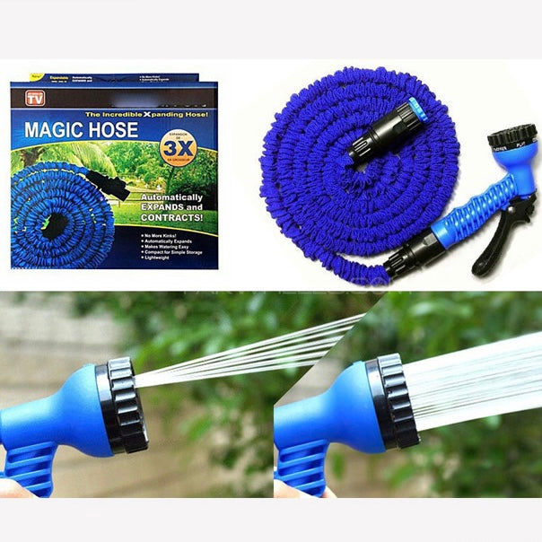Expandable Garden Magic Hose Water Spray Pressure