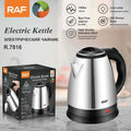 Raf Electric Kettle Water Warmer 2L Stainless Steel R7816