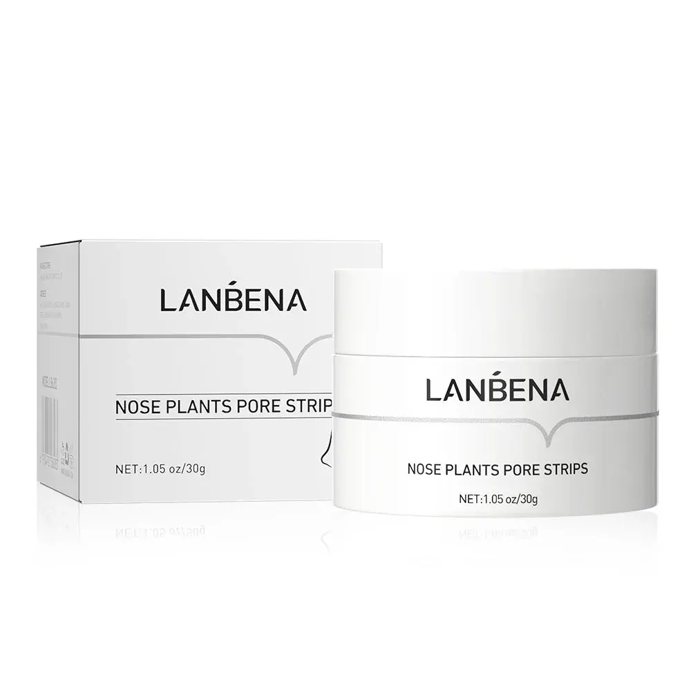 LANBENA - NOSE PORE FACE CLEANSING MASK PLANTS WITH NASAL STRIPS 30G
