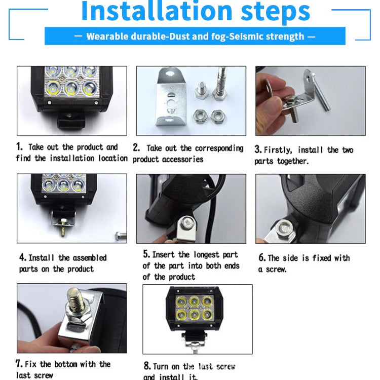 84W Led Police Flash Light 24V With 3 Colors