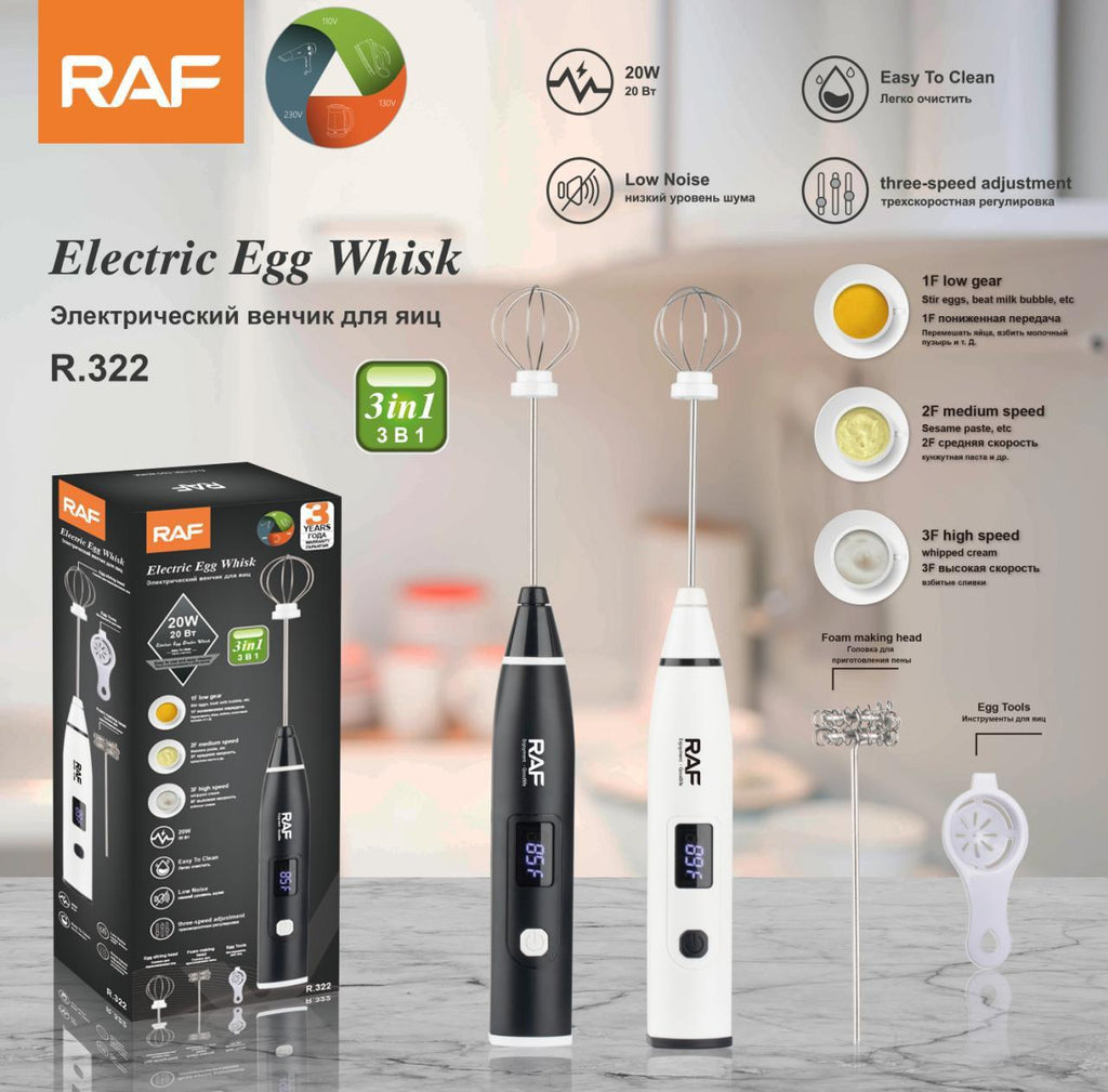 Raf Electric Egg Whisk & Coffee Mixer R322