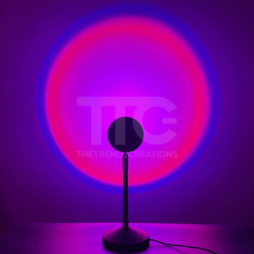 Rgb Sunset Lamp With Remote Control