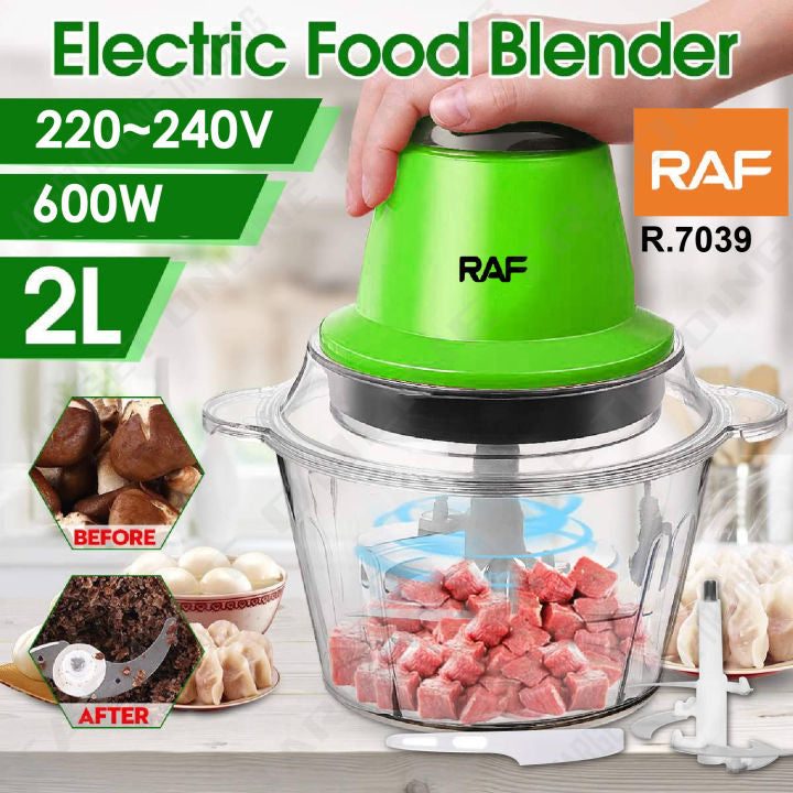 RAF 2L Electric Food Processor Meat Grinder R7039