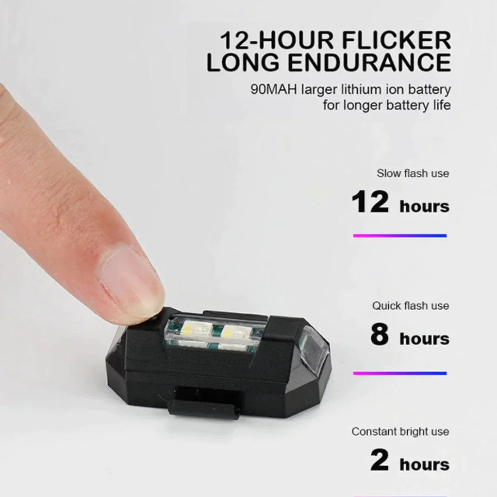 Car Strobe Lights USB Charging Emergency Lights