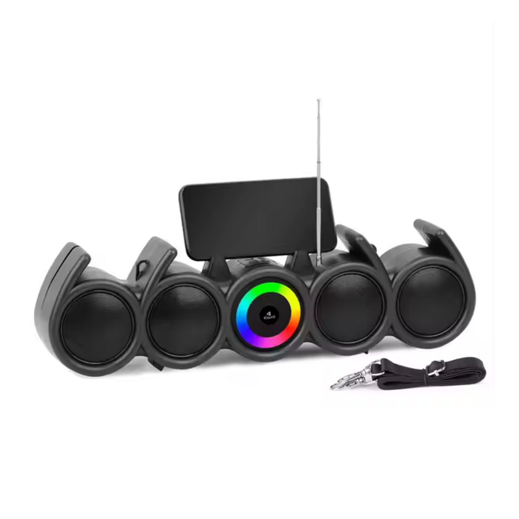 Kisonli Soundbar Bluetooth RGB Speaker With Dynamic RGB Lighting LED-918