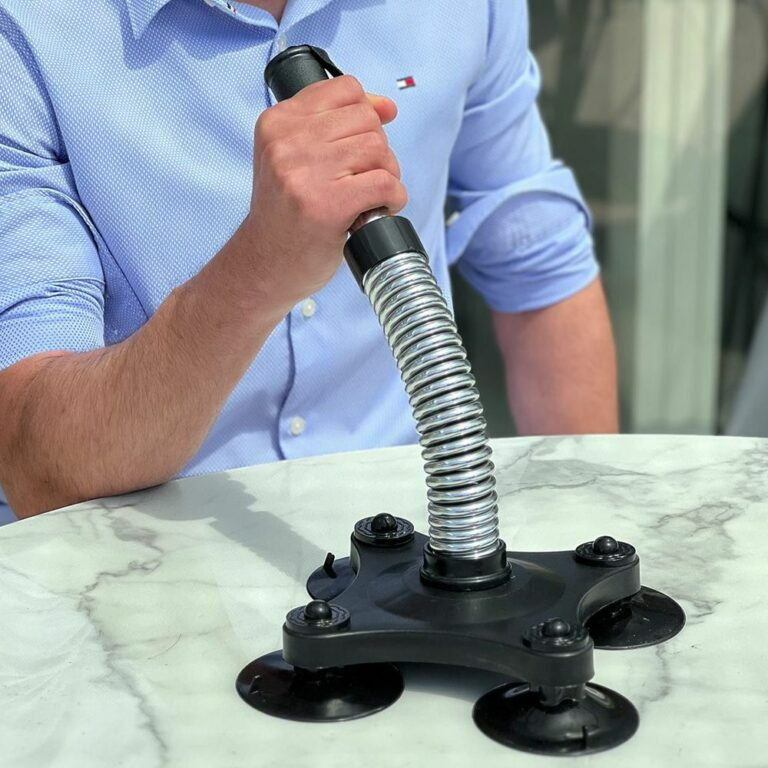 Arm Wrestling Trainer Workout Portable Resistance Spring Bar Forearm Trainer