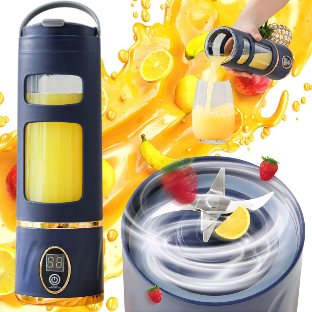 Portable Blender with Digital Display, Smoothie Juicer Cup
