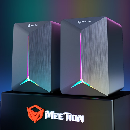 MEETION MT-SP2011 RGB Cool Computer 2.0 Game Speaker Audio Wired