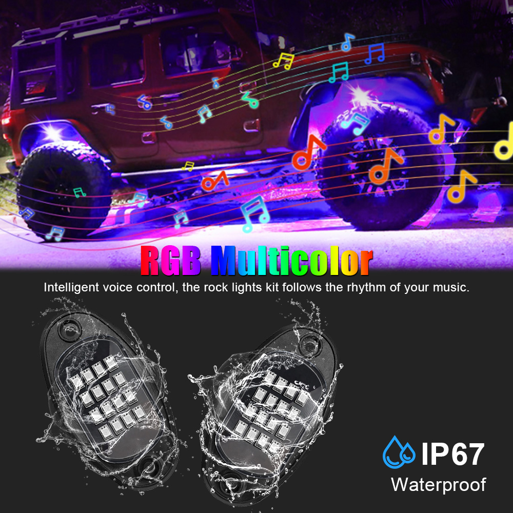 RGB Ambient Wheel Lights – 16M Colors & lamp Music Sync